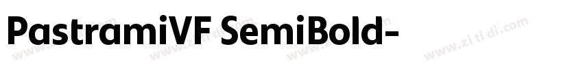 PastramiVF SemiBold字体转换 PastramiVF SemiBold字体转换